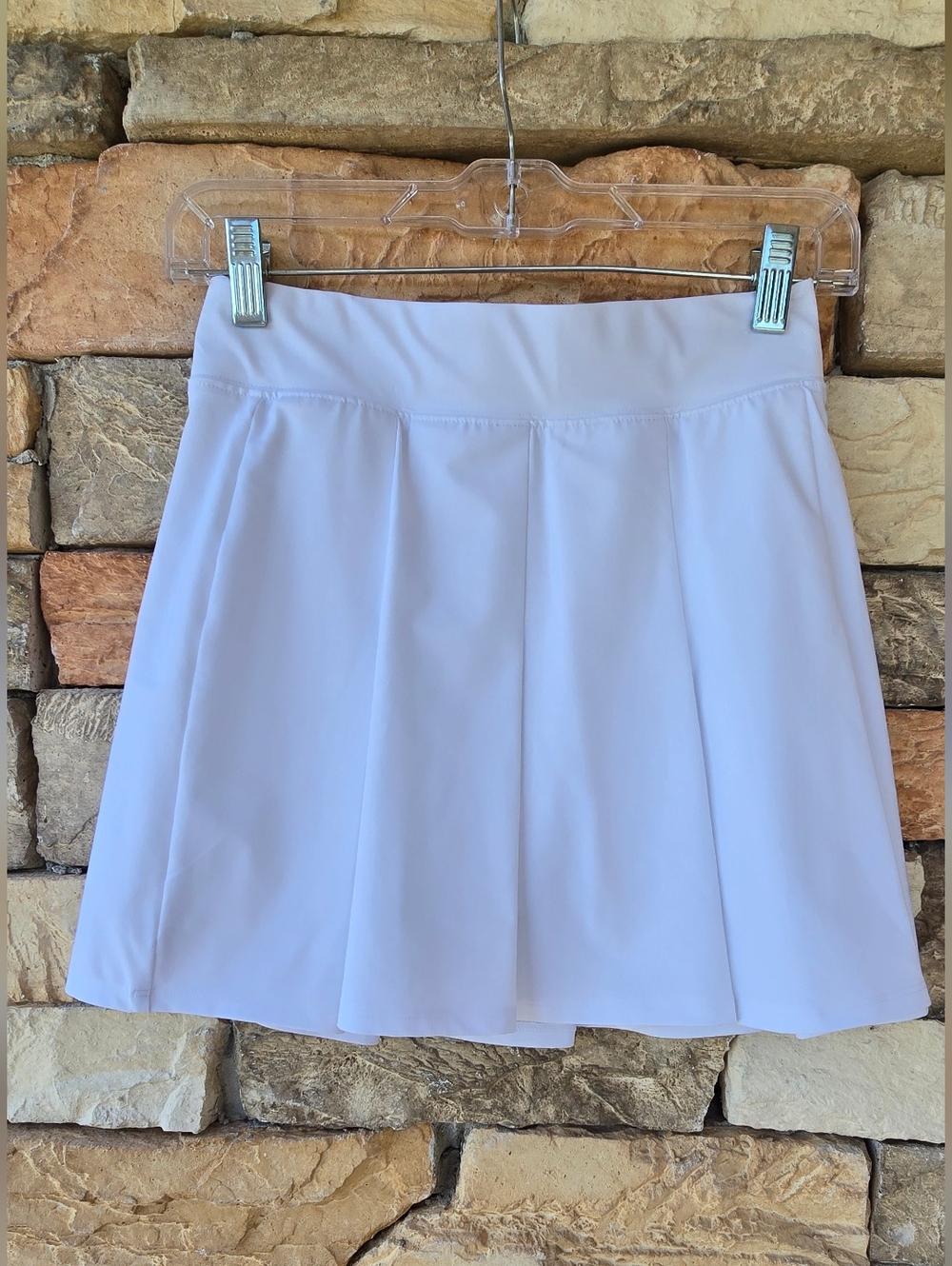 Abercrombie & Fitch White Tennis Skirt Skort Athletic XS Preppy Y2K